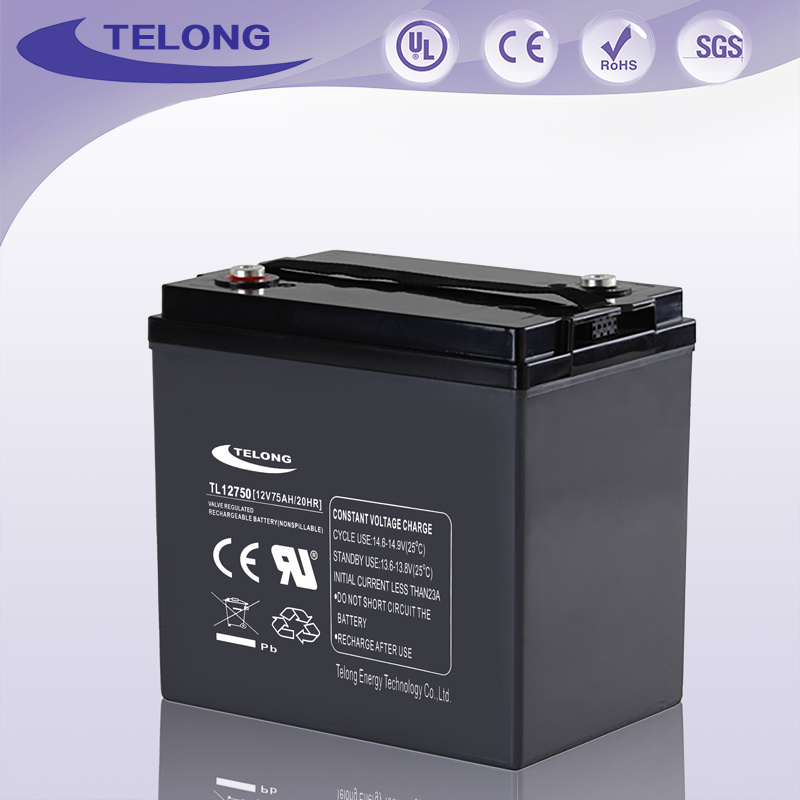 12V75ah Security System UPS Sealed Lead Acid Battery