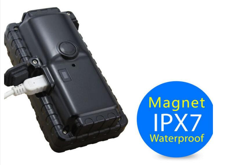 Free Software GPS Tracker with Magnet and Waterproof for Vehicle with 4400mAh Battery T4400