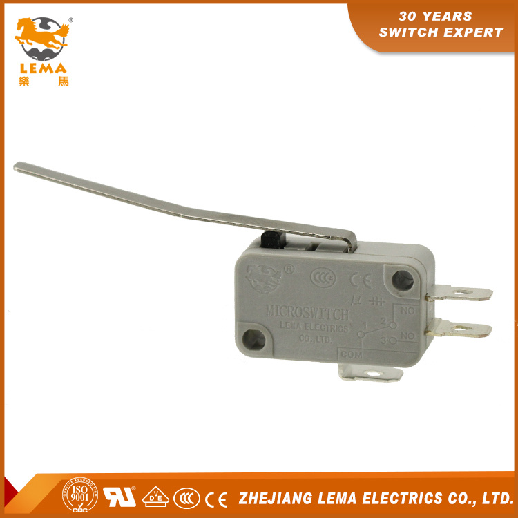 Factory Supply Lema Kw7-93 Long Lever Sensitive Micro Switch