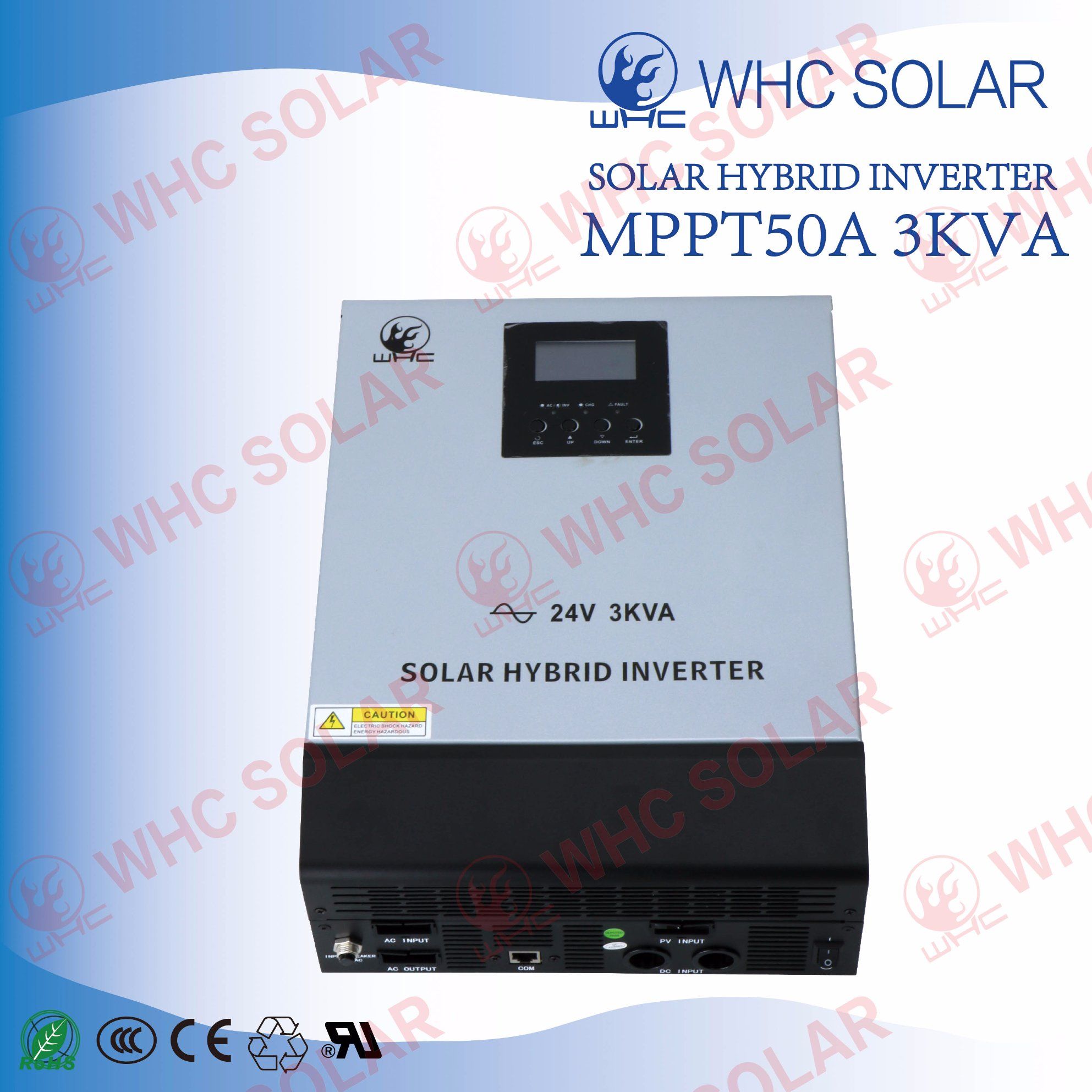 3kVA Built in MPPT Charge Controller Hybrid Solar Power Inverter