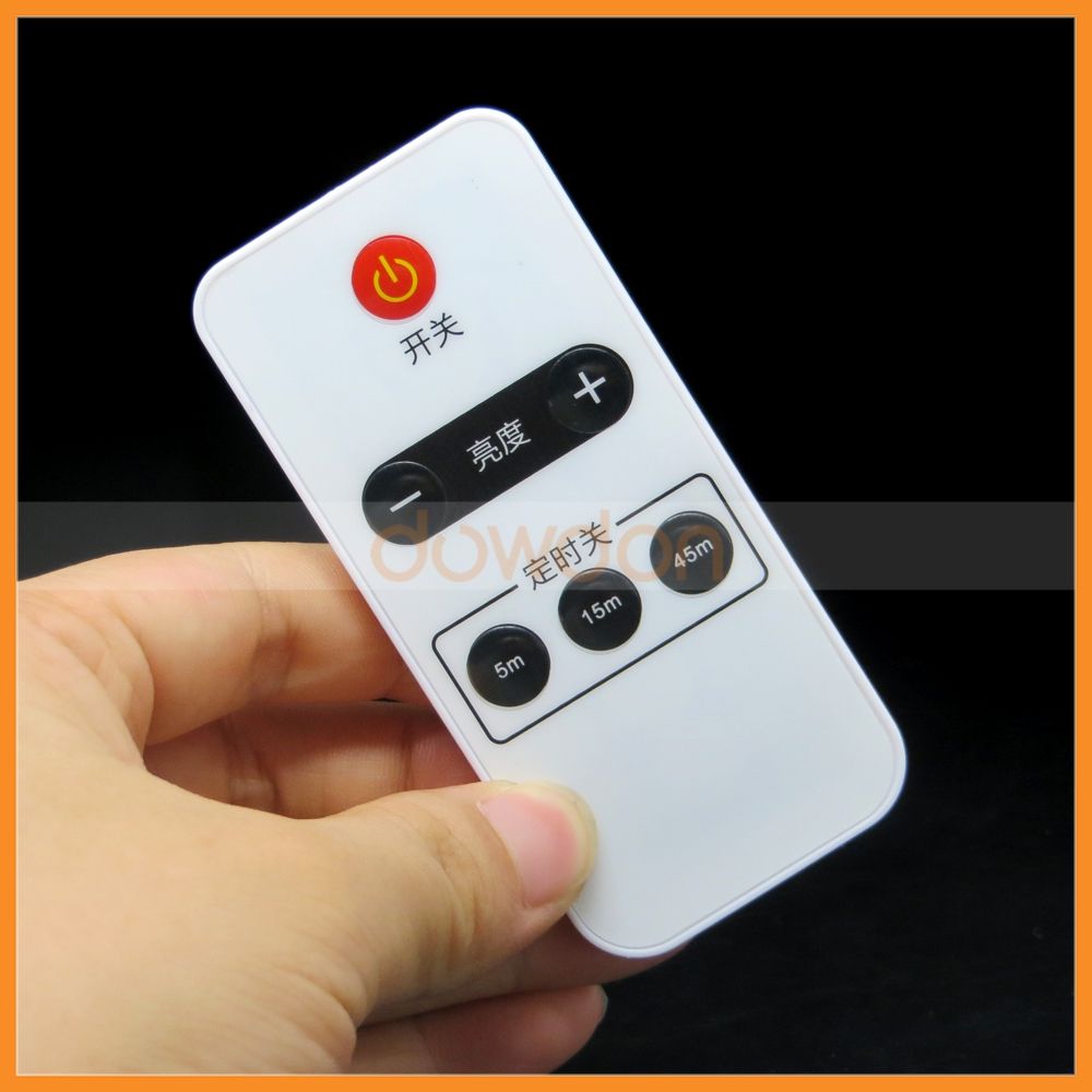 Universal 6 Keys Ultra Thin Bubble Button IR Remote Control Support Code Customize