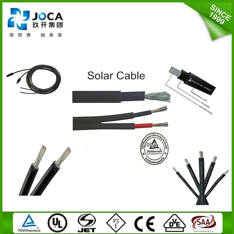 China OEM TUV Approved Solar Twin Core PV Cable 6mm2