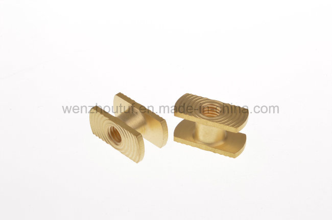 Brass Wire Strip Connectors Brass Single Pole Threaded Wire Strip Connectors