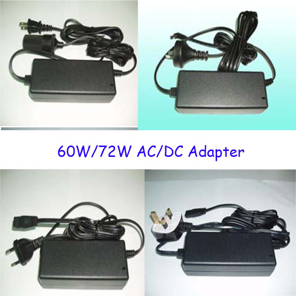 60W, 72W, AC/DC Adapter for Laptop, Air Purifier, Chiller.