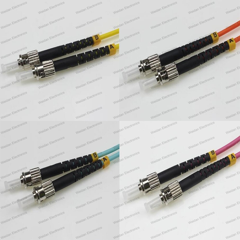 St-St Sm/mm/Om1/Om2/Om3/Om4 Sx 2.0/3.0 PVC/LSZH Optical Fiber Patch Cord