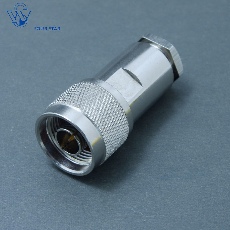 Male Clamp RF Coaxial N Connector for LMR300 Cable