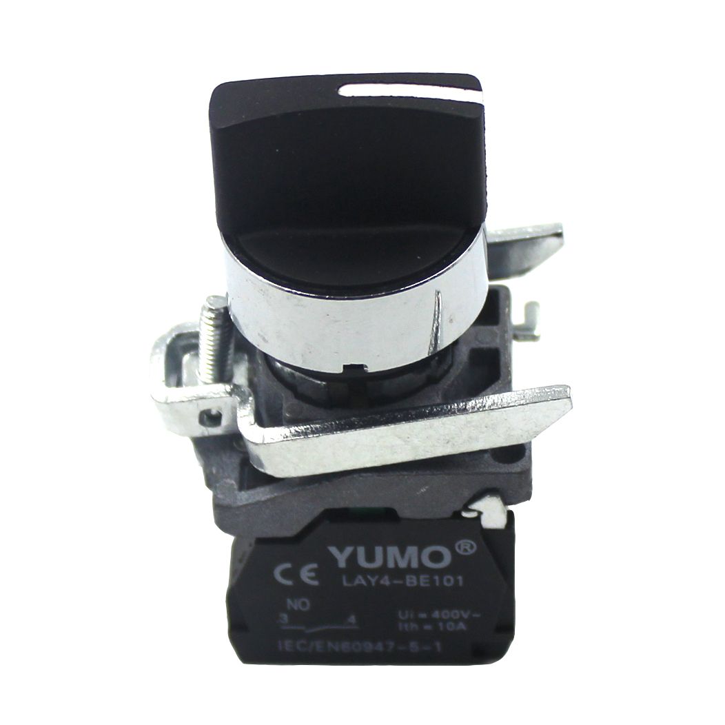 Yumo Lay4-Bd53 Electrical Standard Handle 3 Position Stay Put Selector Push Button Switch