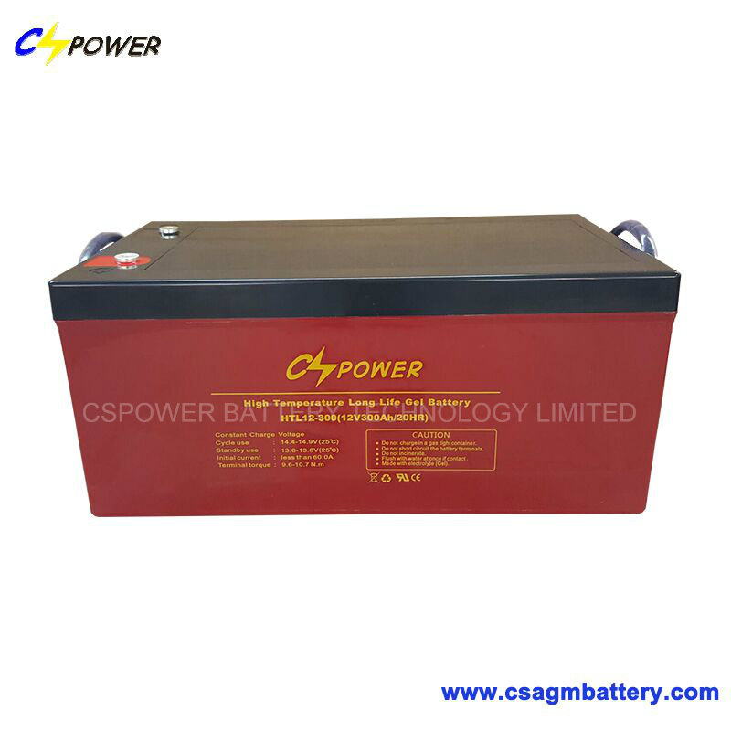 Deep Cycle Gel Battery 12V300ah for Solar Charger Controller