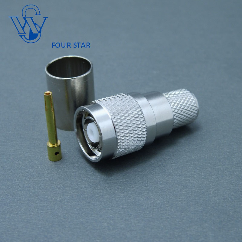 RP Reverse Male Plug Crimp TNC Connector for LMR400 Cable