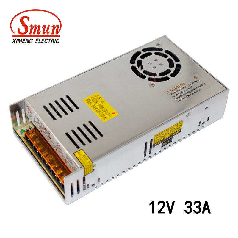 S-400-12 400W 12V 33A Switching Power Supply with Selected Input
