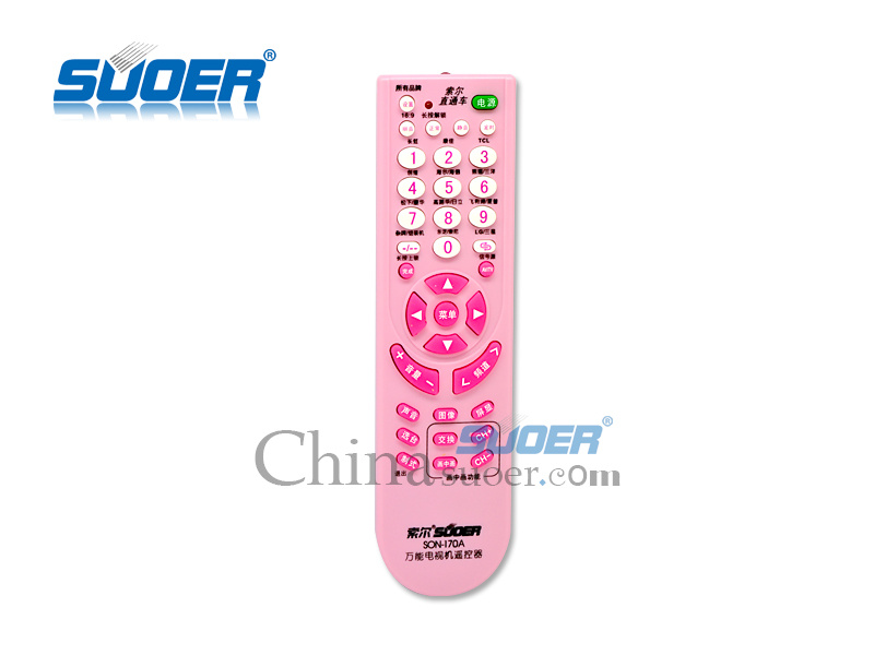 Suoer Universal TV Remote Control LED Tvremote Control (SON-170A)