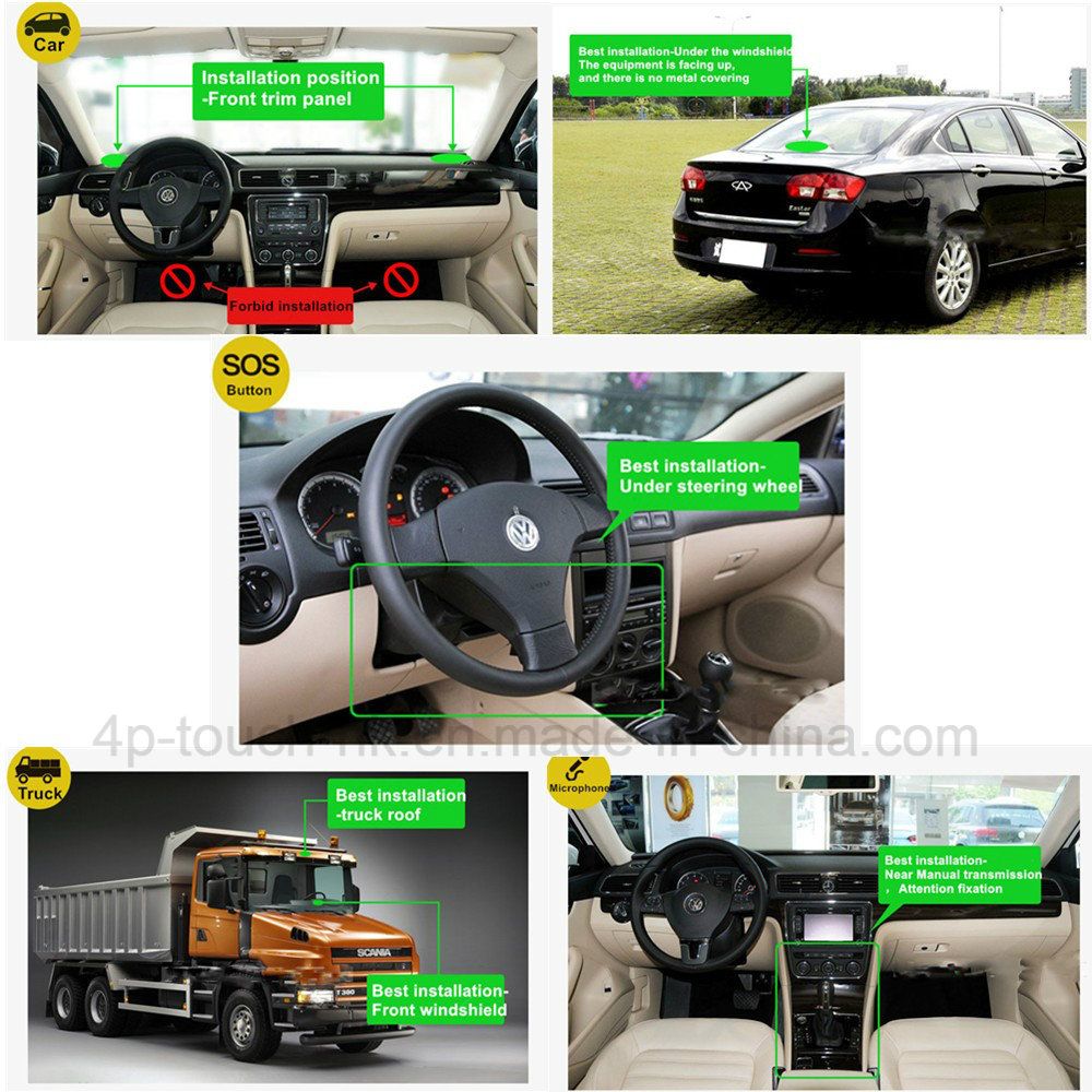 2018 Advanced Vehicle/Car GPS Tracker with Sos Alarm T100