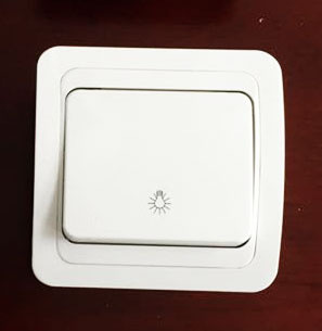 Light Switch with Printing, 10A/250V