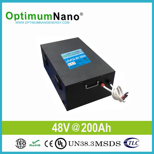 Deep Cycle Rechargeable 48V 200ah LiFePO4 Battery Pack