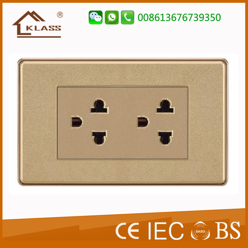 Thailand Double Gang Socket Electrical American