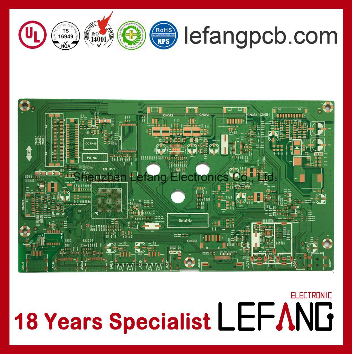 Double-Sided Circuit Board PCB for Intercom Device Security PCB