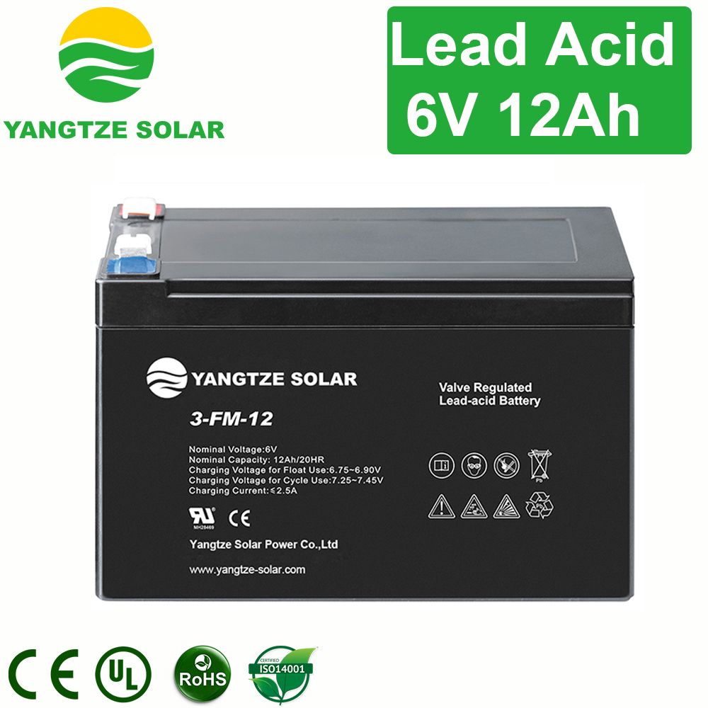 Free Shipping 6V 12ah 20hr Battery