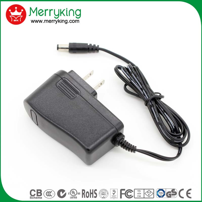 UL FCC DOE Level VI Approved 12V1a AC DC Adapter