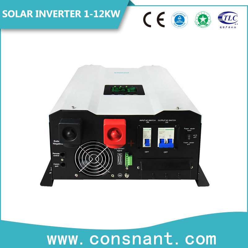 Built-in MPPT 48VDC 230VAC Hybrid off Grid Solar Inverter 7kw