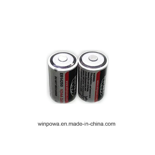 Non Rechargeable 1.2ah 3.6V Lithium 1/2AA Battery (ER14250)