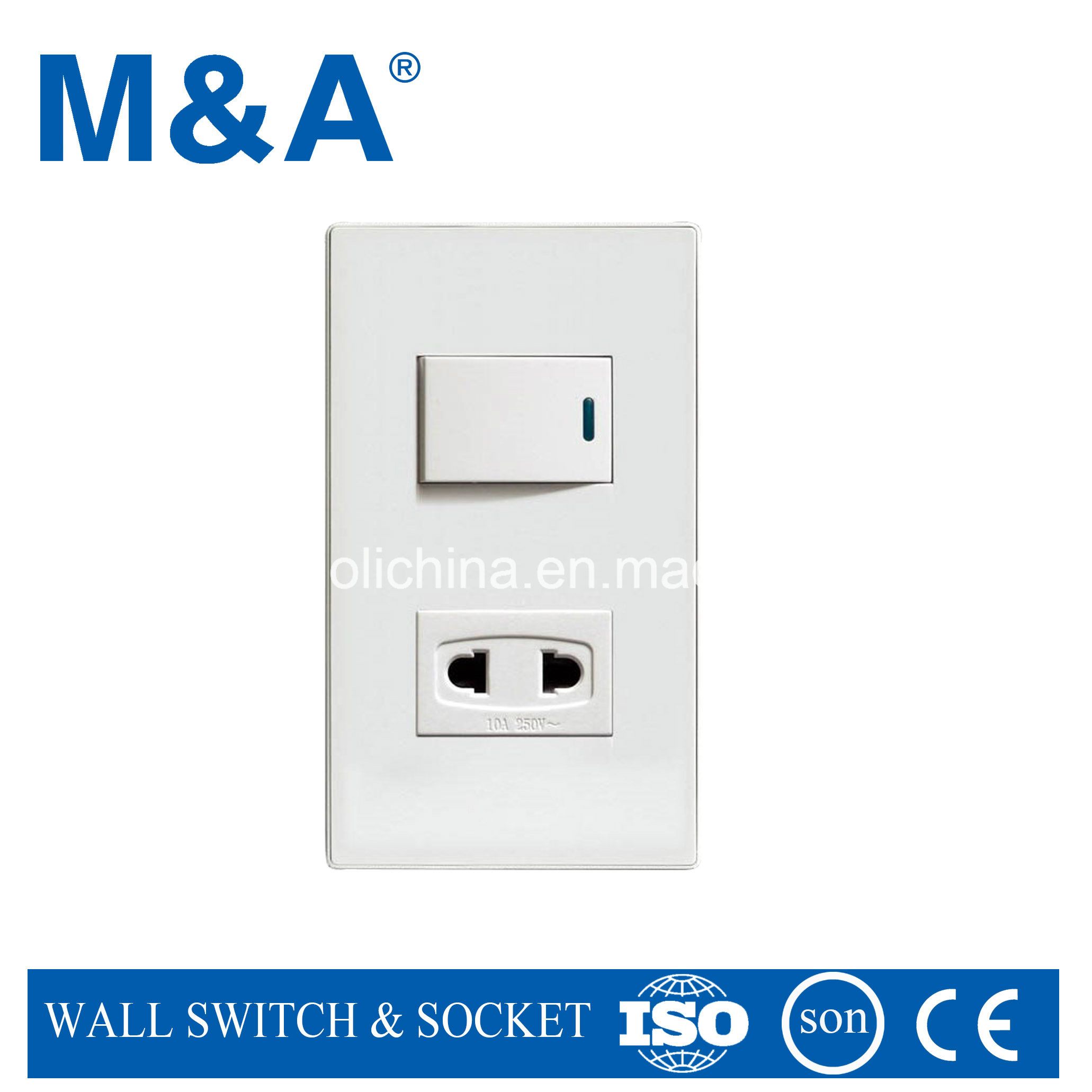 Ma70 Series 1 G 1 Way Switch 2 Pin Socket