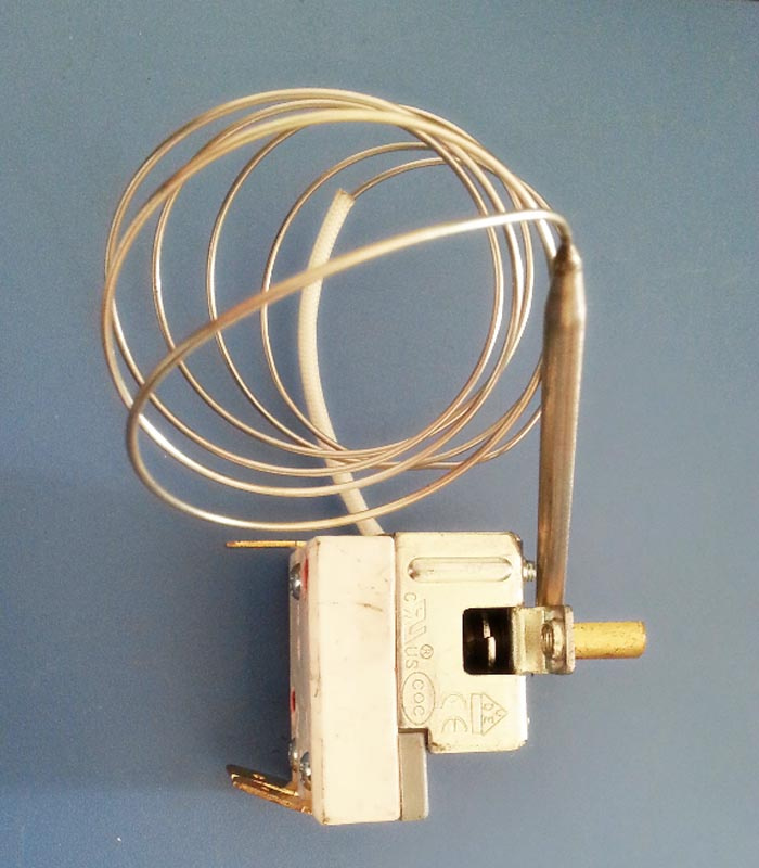 Adjustable Capillary Thermostat Bimetal Thermostat for Water Heater Fry Pot Frying Pan Fryer Deep Fryer Pan