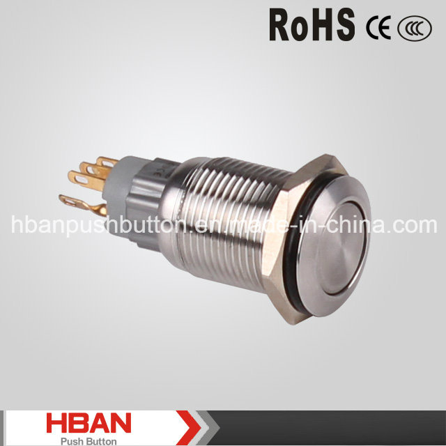 Hban 16mm 1no1nc/2no2nc Metal Push Button Switch