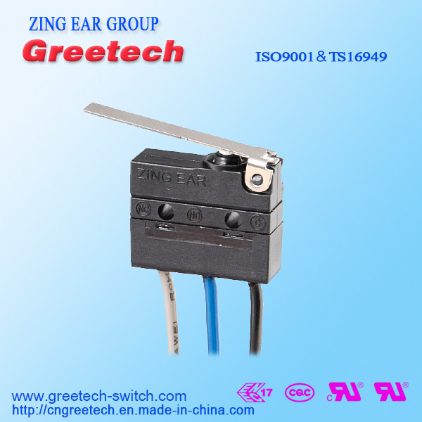 Global Safety Approved Sealed Mini Micro Switch 5A 125/250VAC