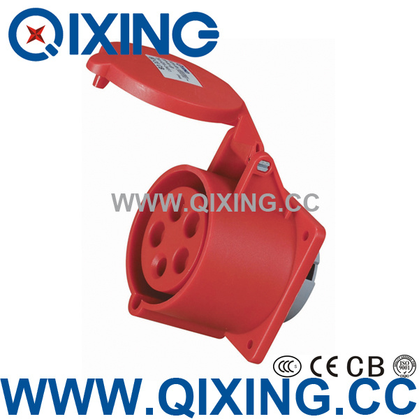 IP44 IEC Standard Floor Mounted Socket with CE Certification (QX-3451)