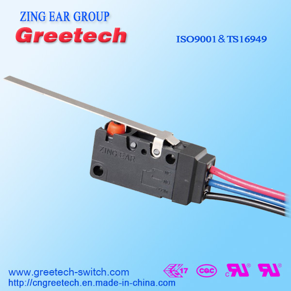 Pin Plunger Electric Micro Switch with Long Arm