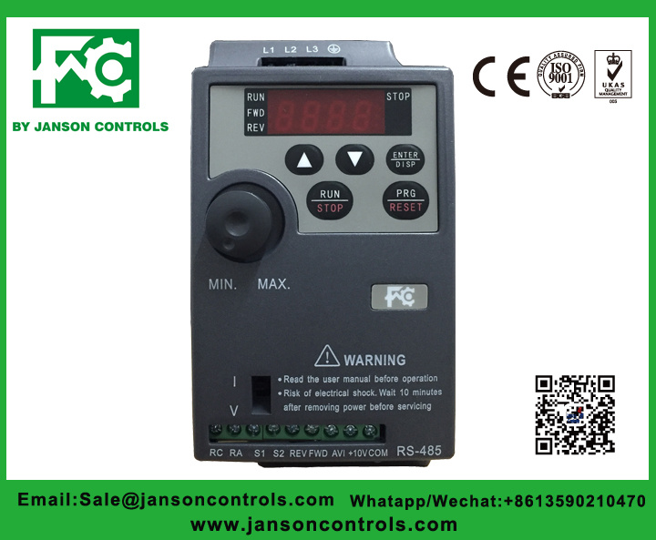 Low Cost 220V 50Hz to 60Hz Single Phase Output AC Variable Frequency Drive VFD