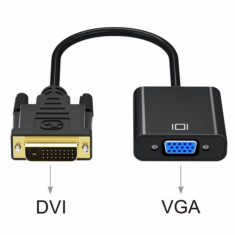 DVI 24+1 to VGA Converter Cable 1080P