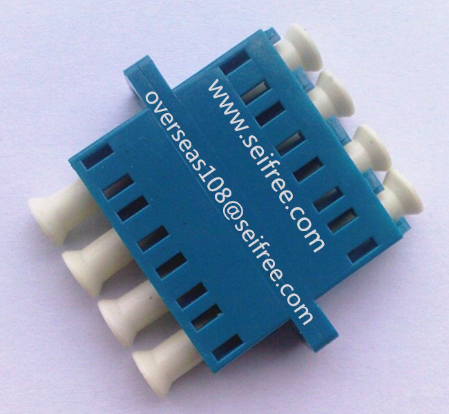 LC Upc Fiber Optic Quad Adaptor