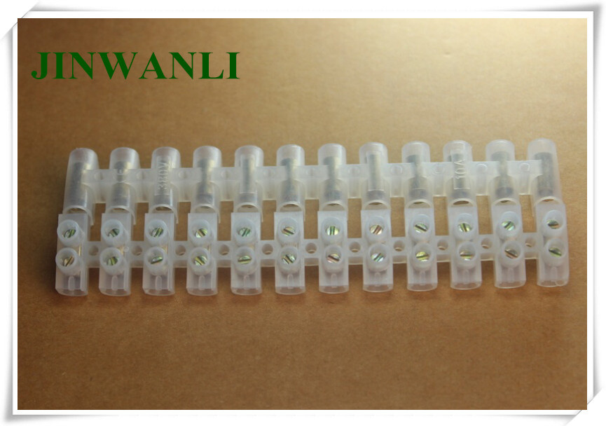 Electrical Connector Terminal Block 12 Way Strip 3 AMP, 5 AMP, 15 AMP, 30 AMP