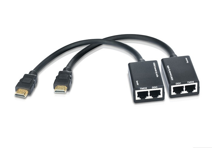 30m HDMI Extender by Cat 5/Cat 6