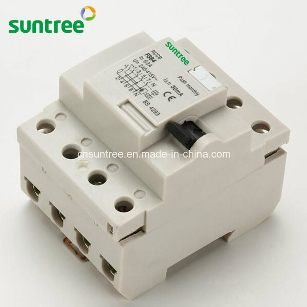F364 4 Pole Residual Current Protection RCCB Circuit Breaker