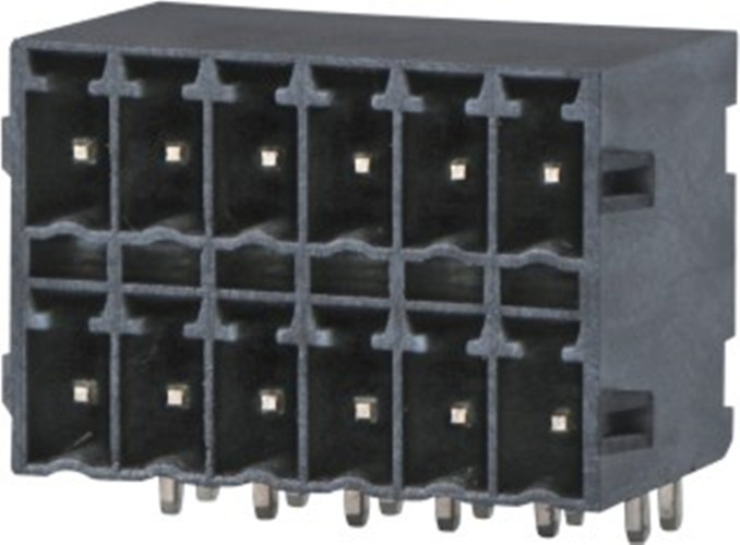 High Temperature Male Plug-in/Pluggable Terminal Block (WJ15EDGRHBN-THT-3.5)