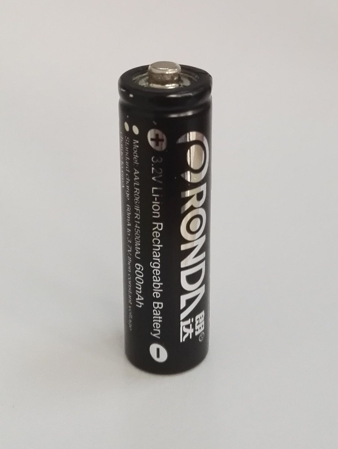 UL & Bis Certfied 3.2V 600mAh 4.8wh LiFePO4 Battery for Solar Lantern