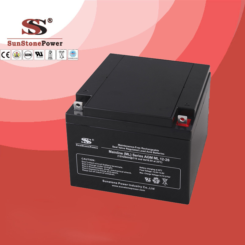 Deep Cycle Solar Battery 12V26ah for UPS Lead Acid Battery