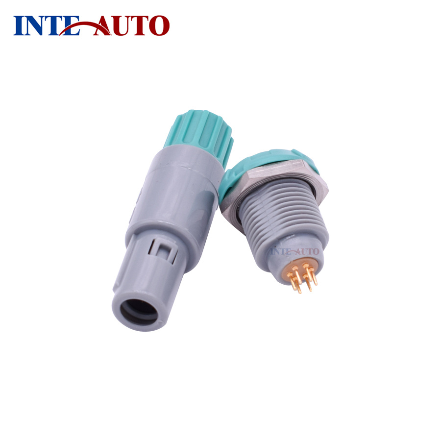 6 Pin Pag Pkg Redel Circular Connectors with PCB Contacts