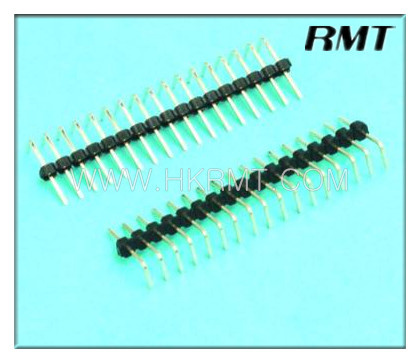 Pin Header 2.54mm Single Little Head 90 Degree