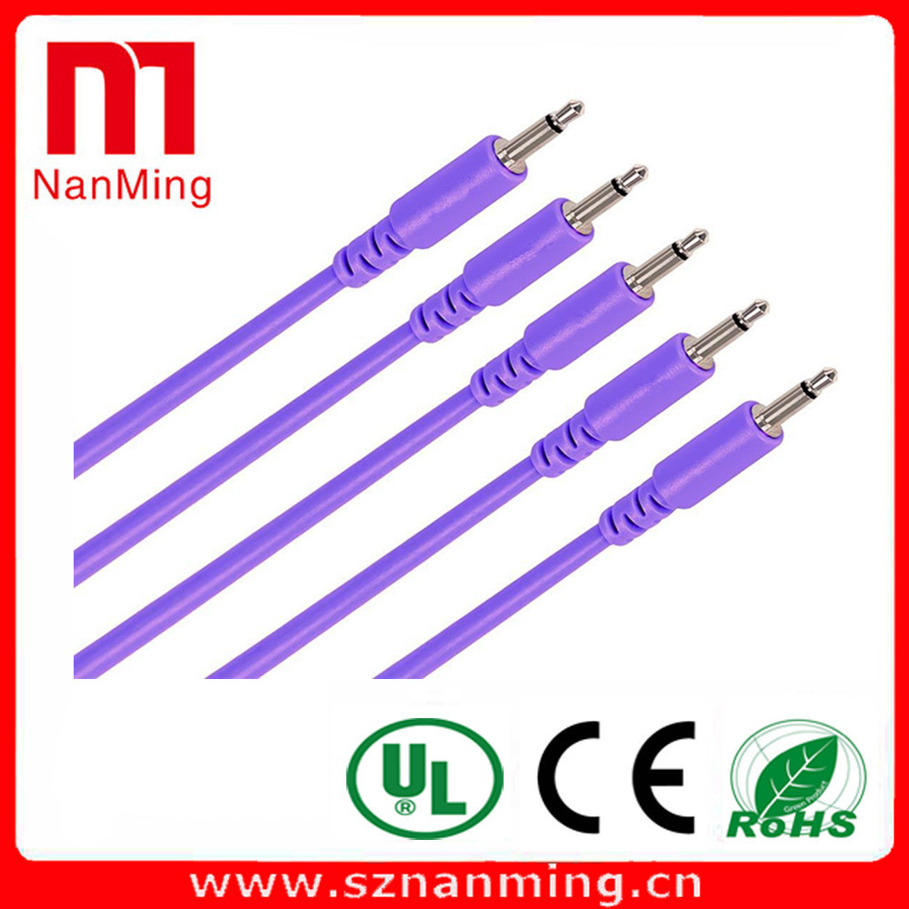 3.5mm Cable Mono Male to Male Jack Plug Patch Cables
