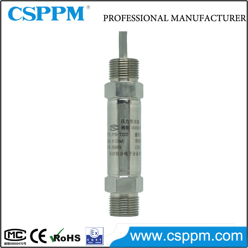 China Manufacturer Explosion Proof Pressure Sensor Ppm-T222e