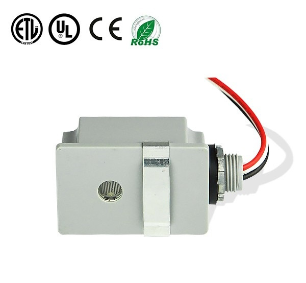 Optional Swivel Waterproof Conduit Thermal Switch UL773 Standard Photocontrols