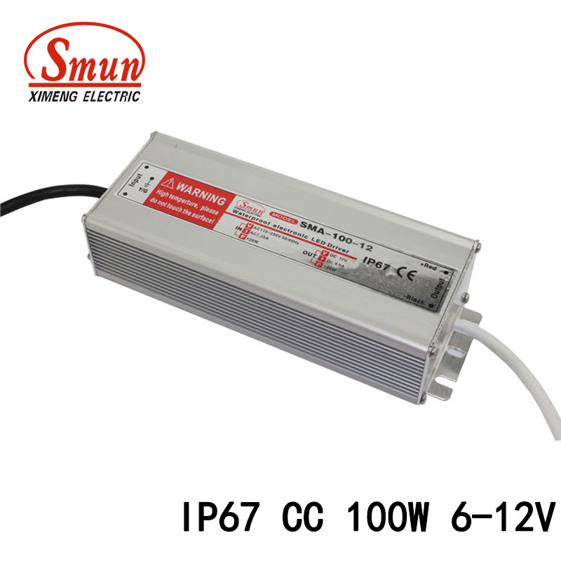 Smun SMA-100-12 100W IP67 6-12V 8.3A Constant Current LED Driver