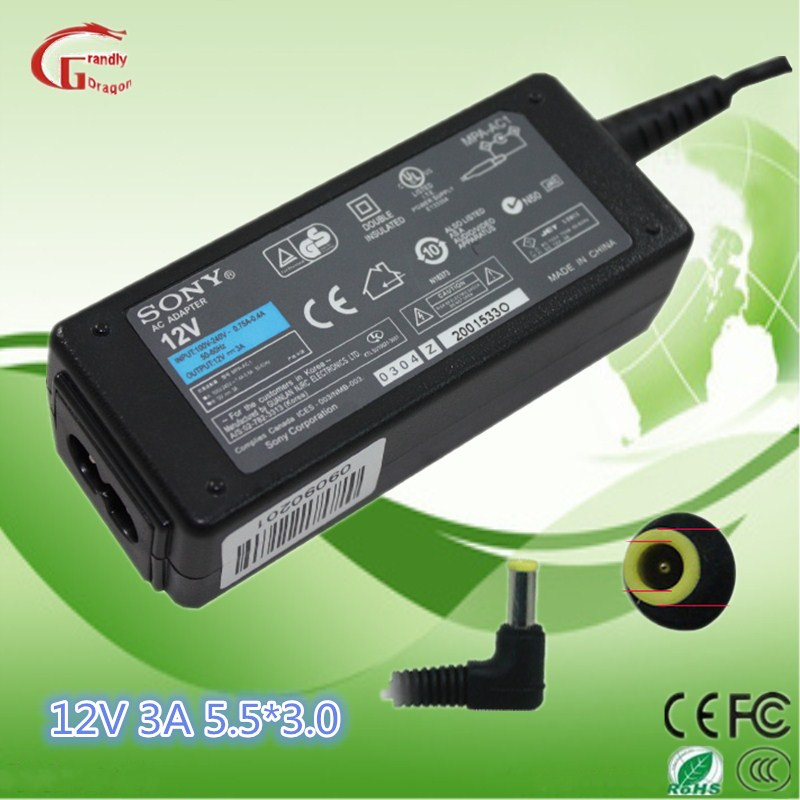 Sony 12V 3A Laptop Charger