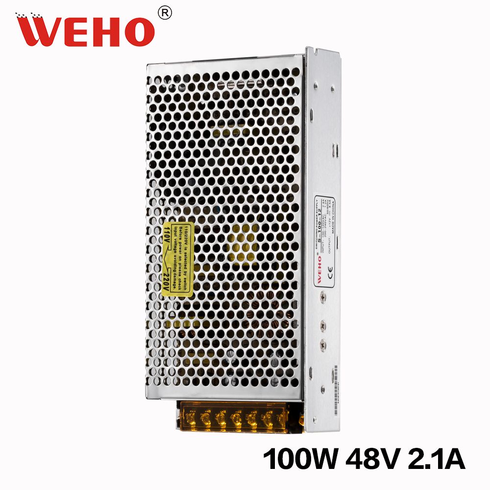 WEHO CE RoHS Approved 100W 48V Power Supply
