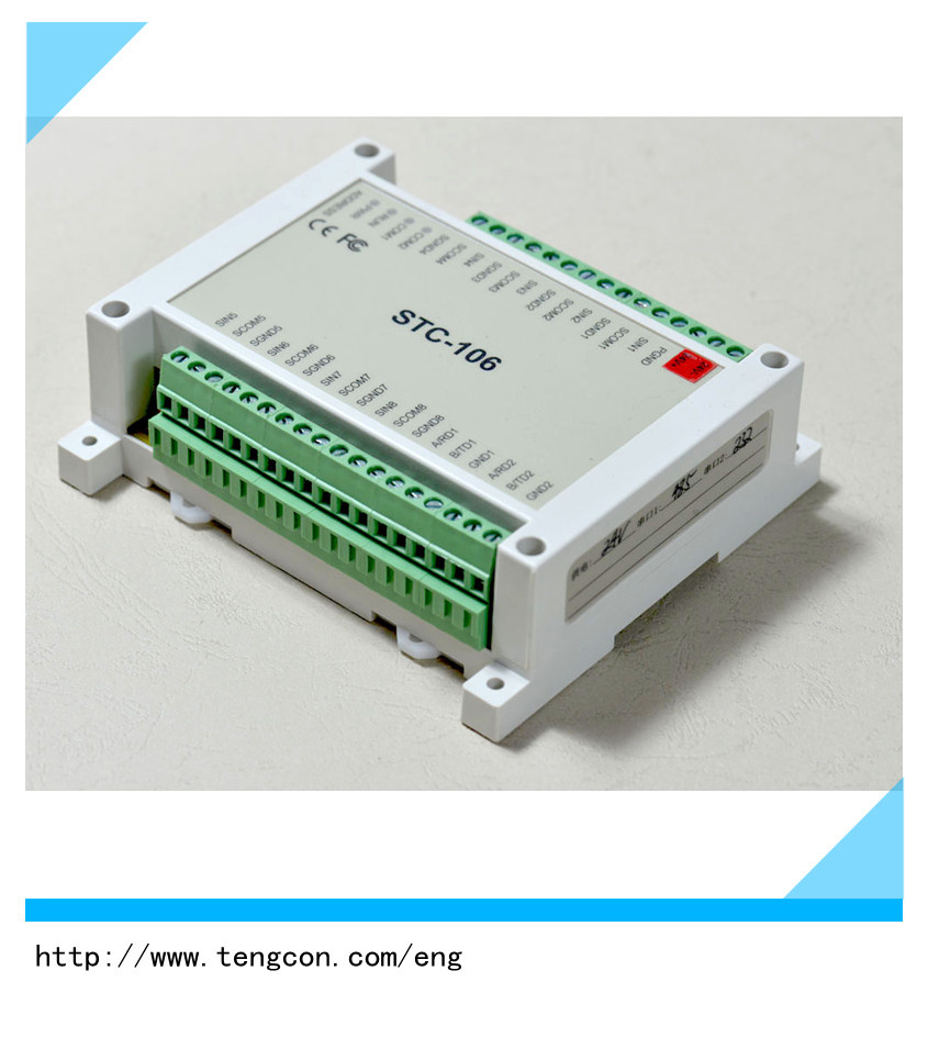 Tengcon Stc-106 RS485/232 I/O Module Modbus RTU