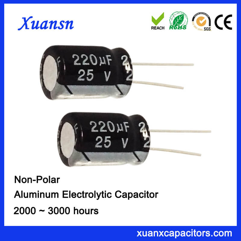220UF 25V Low Voltage Np Capacitor Electrolytic