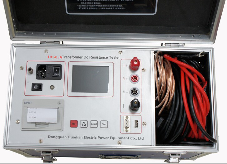 Transformer Digital Low Resistance Ohmmeter Transformer Winding DC Resistance Tester